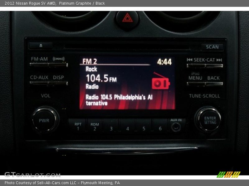 Platinum Graphite / Black 2012 Nissan Rogue SV AWD