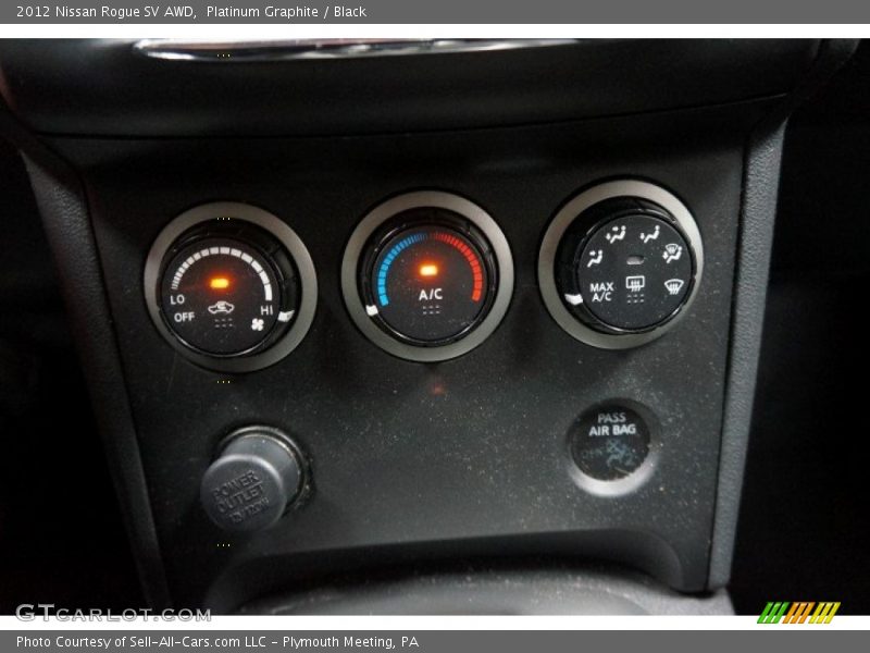 Platinum Graphite / Black 2012 Nissan Rogue SV AWD