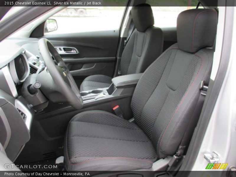 Silver Ice Metallic / Jet Black 2015 Chevrolet Equinox LS