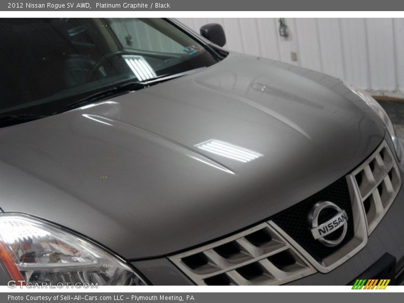 Platinum Graphite / Black 2012 Nissan Rogue SV AWD