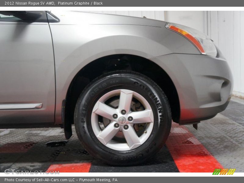 Platinum Graphite / Black 2012 Nissan Rogue SV AWD