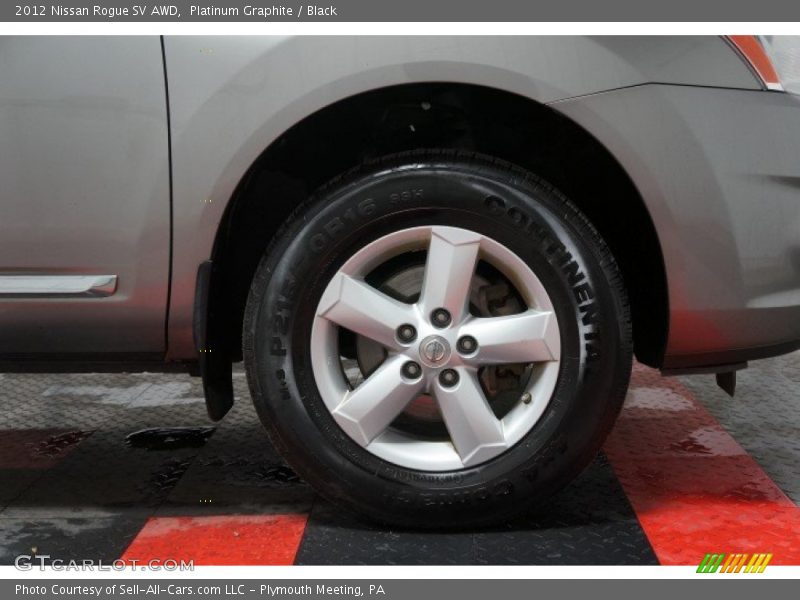 Platinum Graphite / Black 2012 Nissan Rogue SV AWD