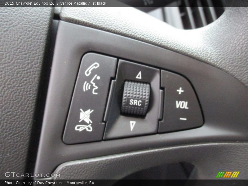 Silver Ice Metallic / Jet Black 2015 Chevrolet Equinox LS