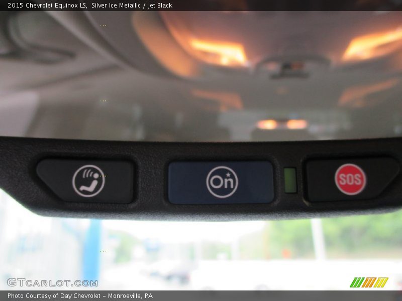 Silver Ice Metallic / Jet Black 2015 Chevrolet Equinox LS