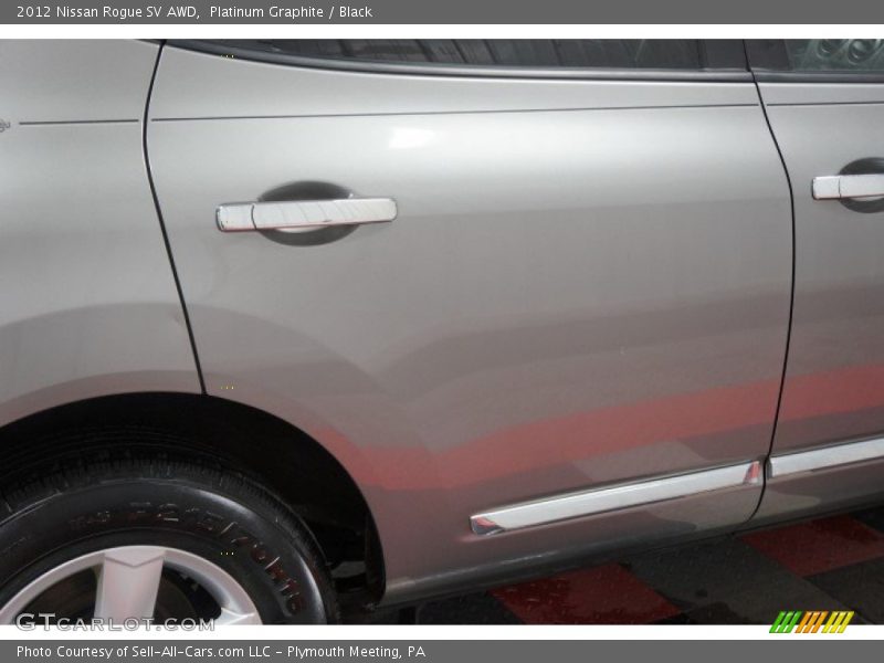 Platinum Graphite / Black 2012 Nissan Rogue SV AWD