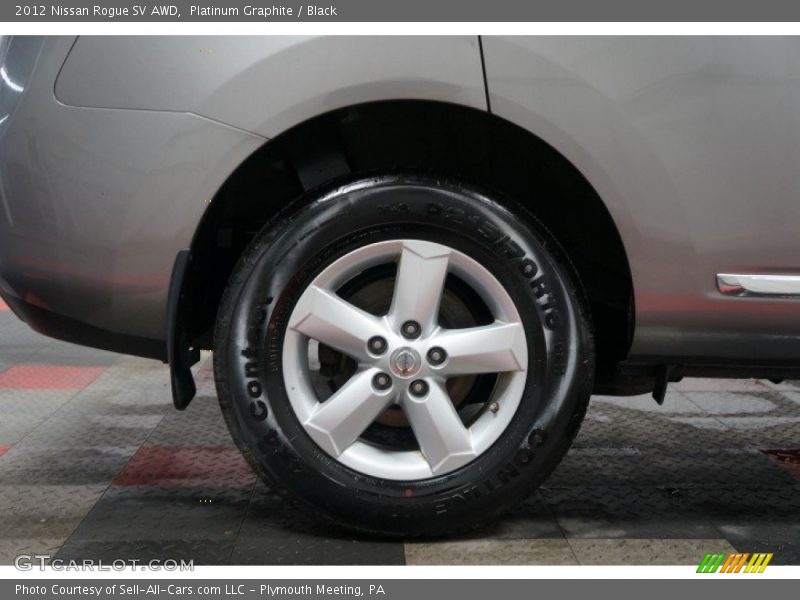 Platinum Graphite / Black 2012 Nissan Rogue SV AWD
