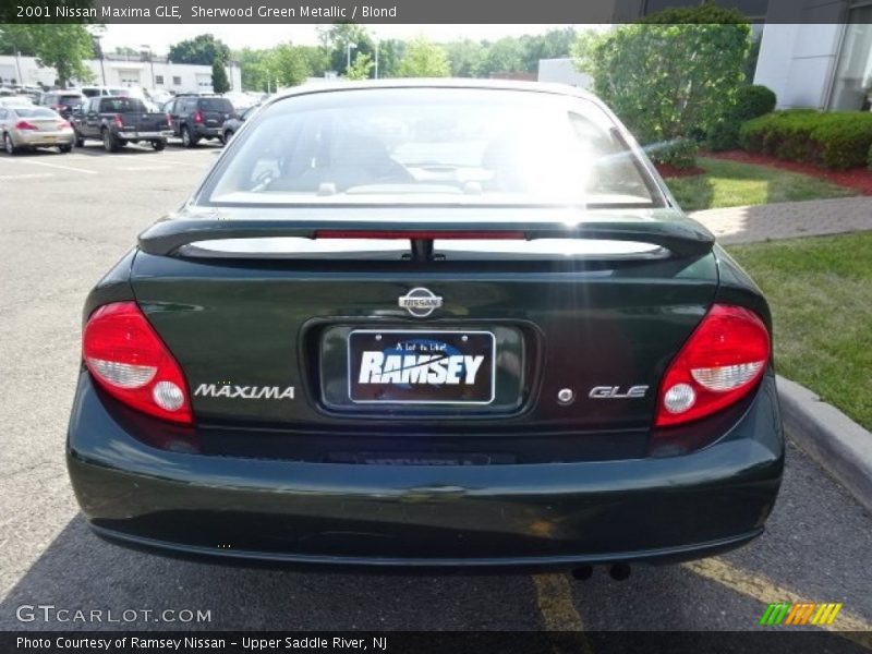 Sherwood Green Metallic / Blond 2001 Nissan Maxima GLE