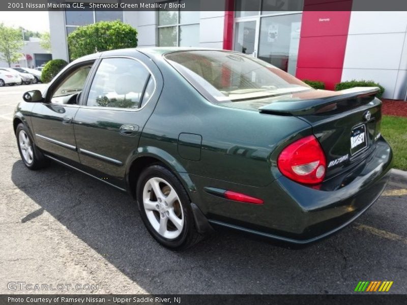 Sherwood Green Metallic / Blond 2001 Nissan Maxima GLE