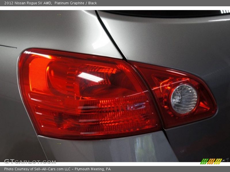 Platinum Graphite / Black 2012 Nissan Rogue SV AWD