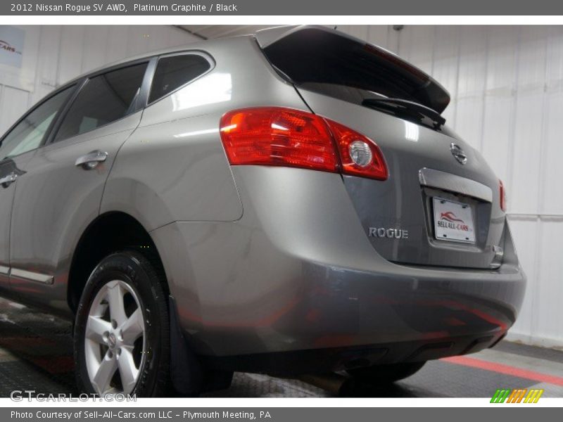 Platinum Graphite / Black 2012 Nissan Rogue SV AWD