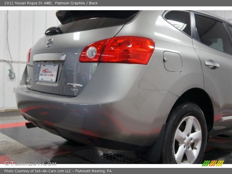 Platinum Graphite / Black 2012 Nissan Rogue SV AWD