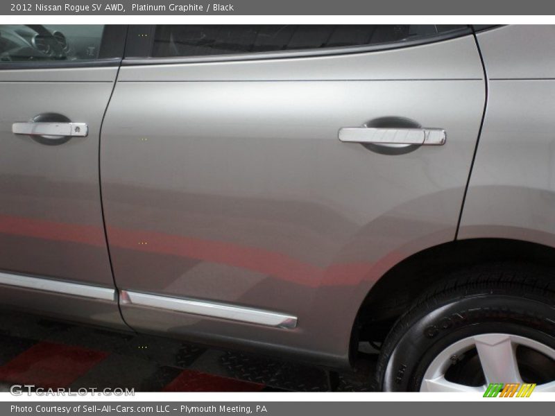 Platinum Graphite / Black 2012 Nissan Rogue SV AWD
