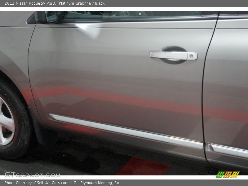 Platinum Graphite / Black 2012 Nissan Rogue SV AWD