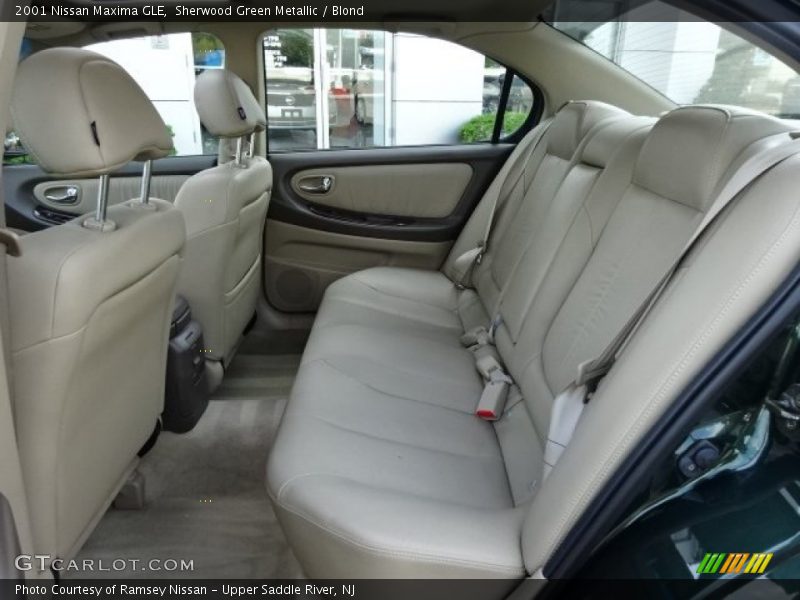 Sherwood Green Metallic / Blond 2001 Nissan Maxima GLE