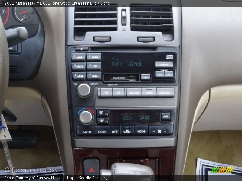 Sherwood Green Metallic / Blond 2001 Nissan Maxima GLE