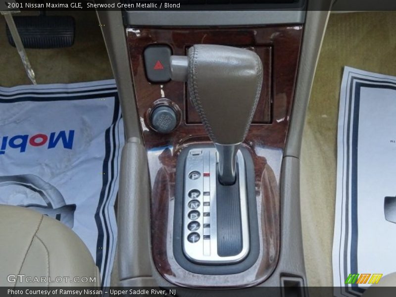 Sherwood Green Metallic / Blond 2001 Nissan Maxima GLE