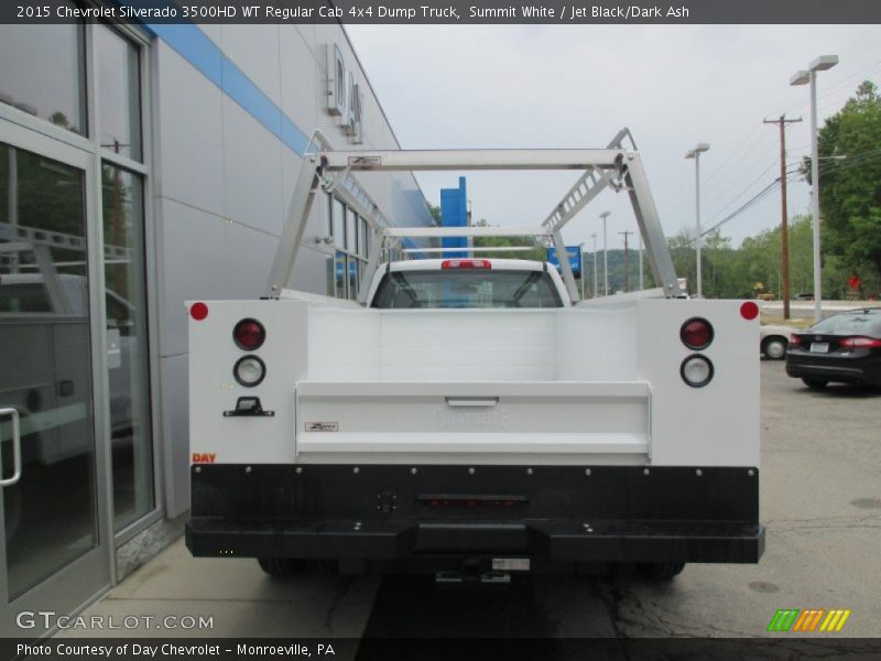 Summit White / Jet Black/Dark Ash 2015 Chevrolet Silverado 3500HD WT Regular Cab 4x4 Dump Truck