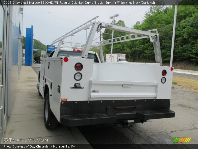 Summit White / Jet Black/Dark Ash 2015 Chevrolet Silverado 3500HD WT Regular Cab 4x4 Dump Truck