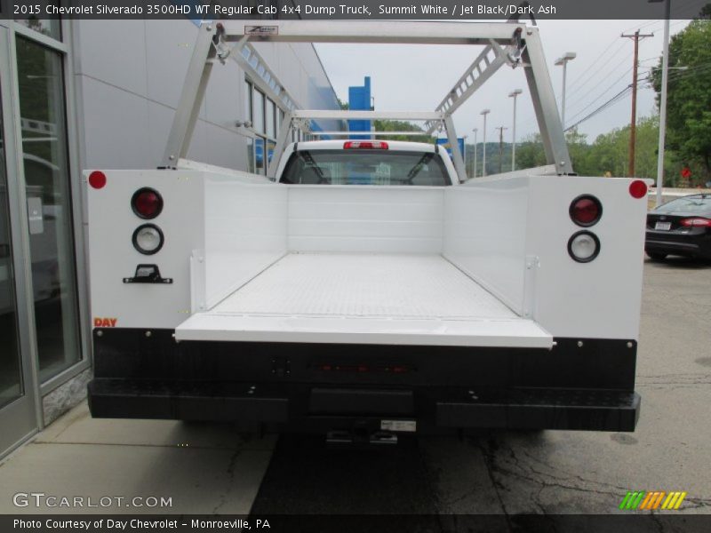 Summit White / Jet Black/Dark Ash 2015 Chevrolet Silverado 3500HD WT Regular Cab 4x4 Dump Truck