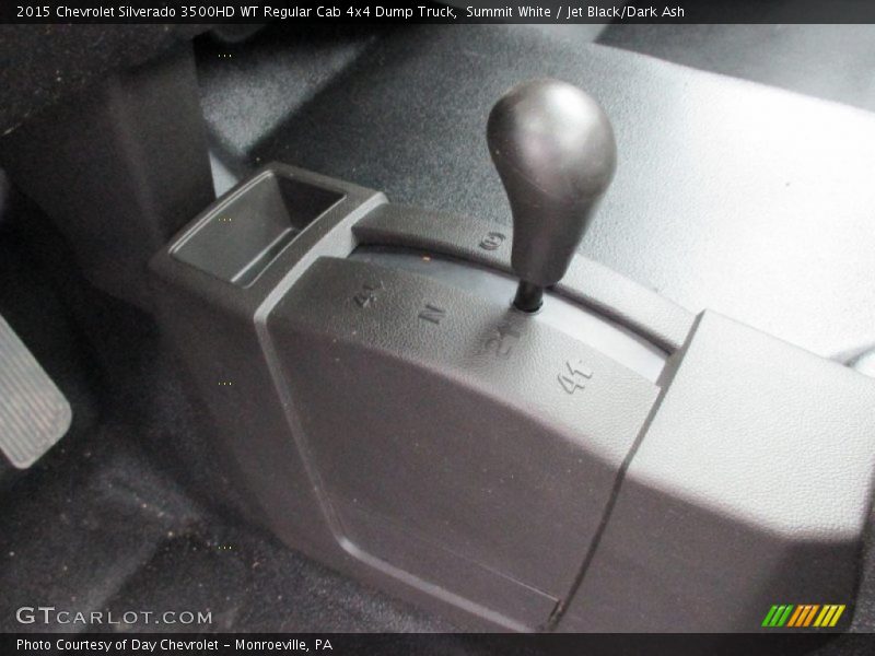 Summit White / Jet Black/Dark Ash 2015 Chevrolet Silverado 3500HD WT Regular Cab 4x4 Dump Truck