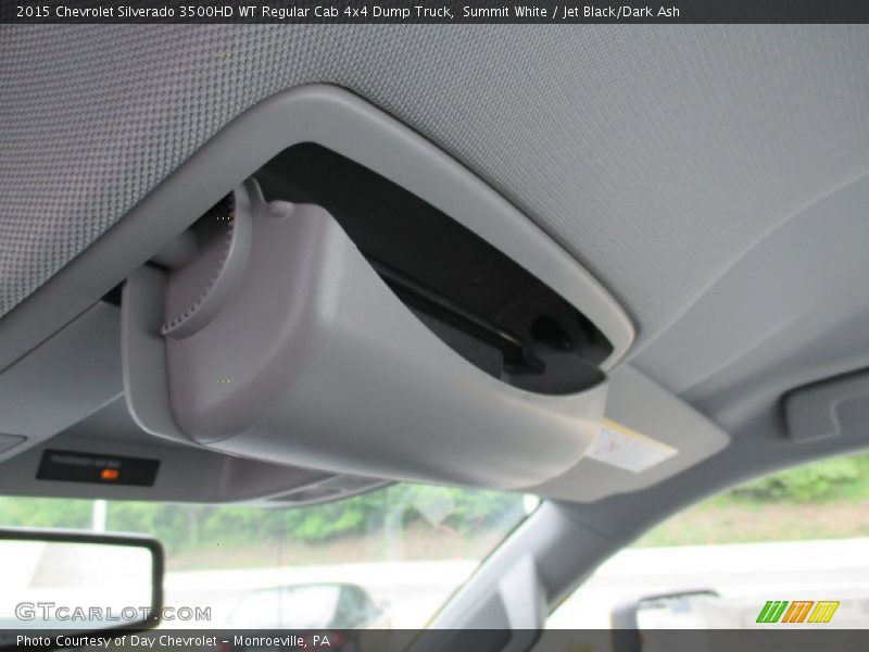 Summit White / Jet Black/Dark Ash 2015 Chevrolet Silverado 3500HD WT Regular Cab 4x4 Dump Truck