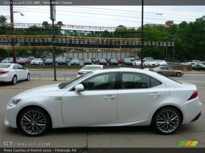 Ultra White / Flaxen 2014 Lexus IS 250 AWD