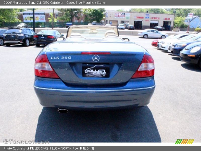 Cadet Blue Metallic / Stone 2006 Mercedes-Benz CLK 350 Cabriolet
