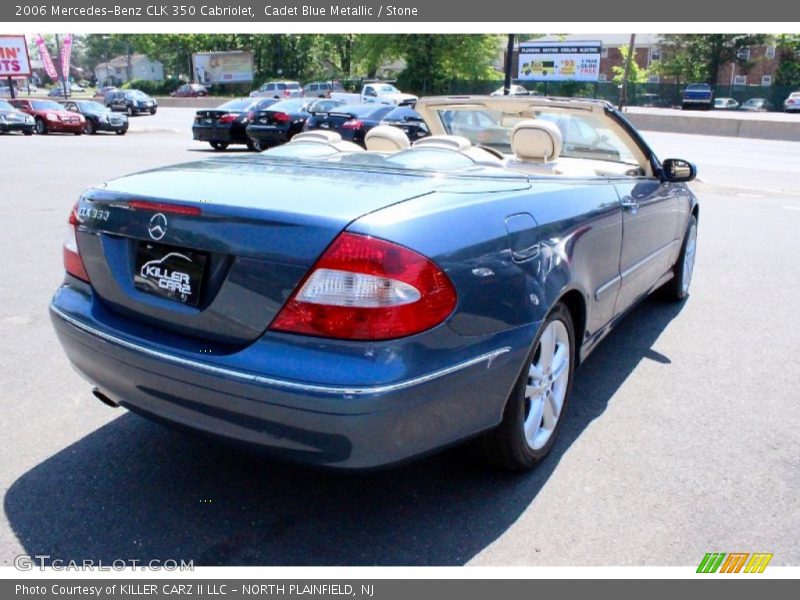 Cadet Blue Metallic / Stone 2006 Mercedes-Benz CLK 350 Cabriolet