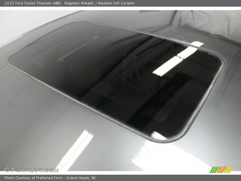 Magnetic Metallic / Medium Soft Ceramic 2015 Ford Fusion Titanium AWD