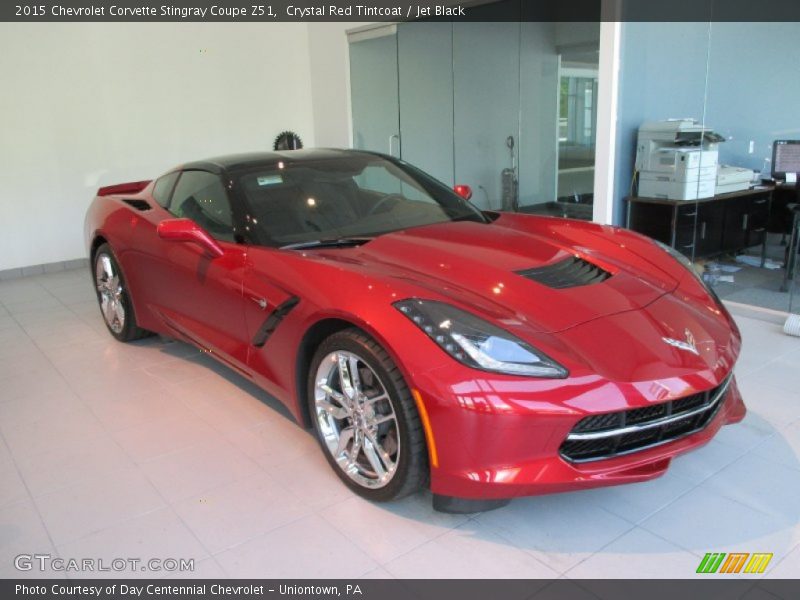 Front 3/4 View of 2015 Corvette Stingray Coupe Z51