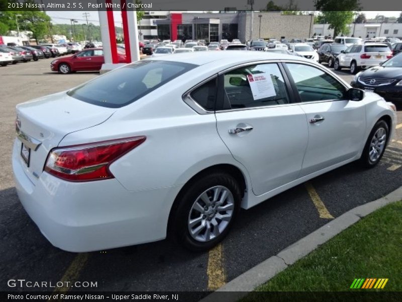 Pearl White / Charcoal 2013 Nissan Altima 2.5 S