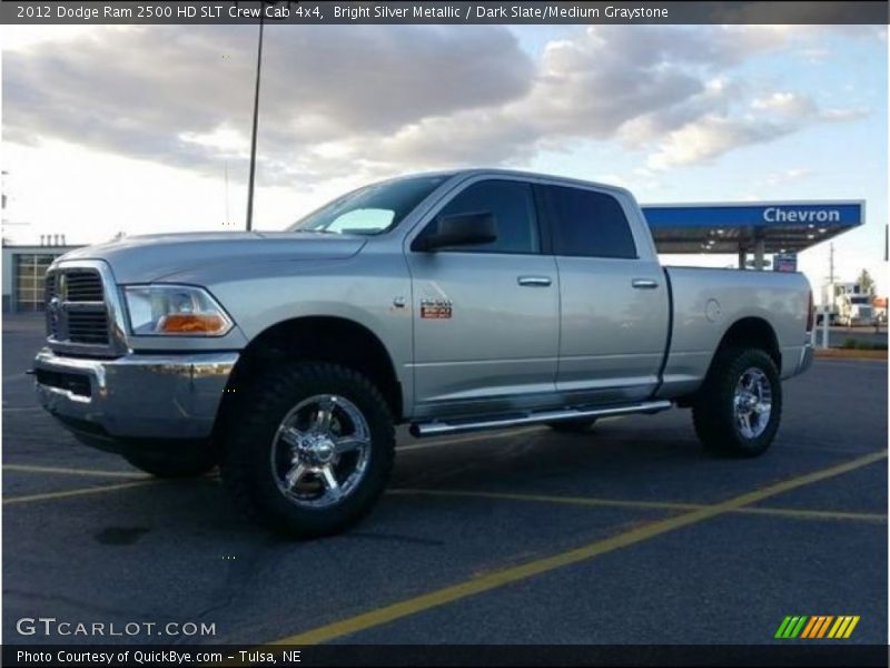 Bright Silver Metallic / Dark Slate/Medium Graystone 2012 Dodge Ram 2500 HD SLT Crew Cab 4x4