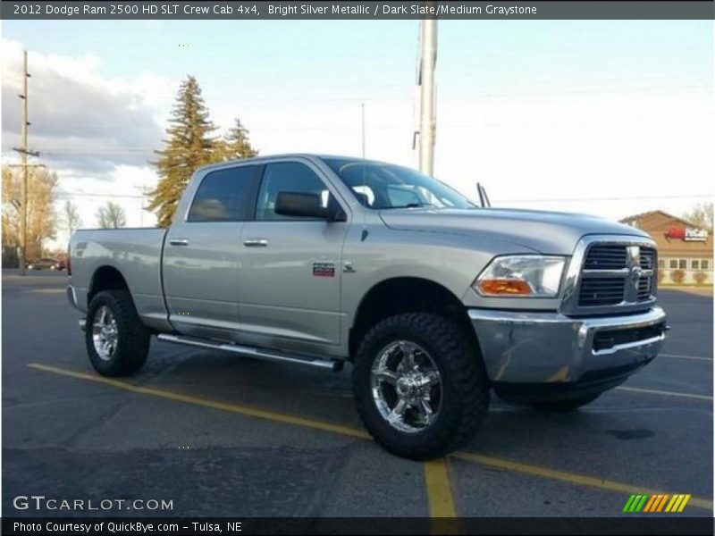 Bright Silver Metallic / Dark Slate/Medium Graystone 2012 Dodge Ram 2500 HD SLT Crew Cab 4x4