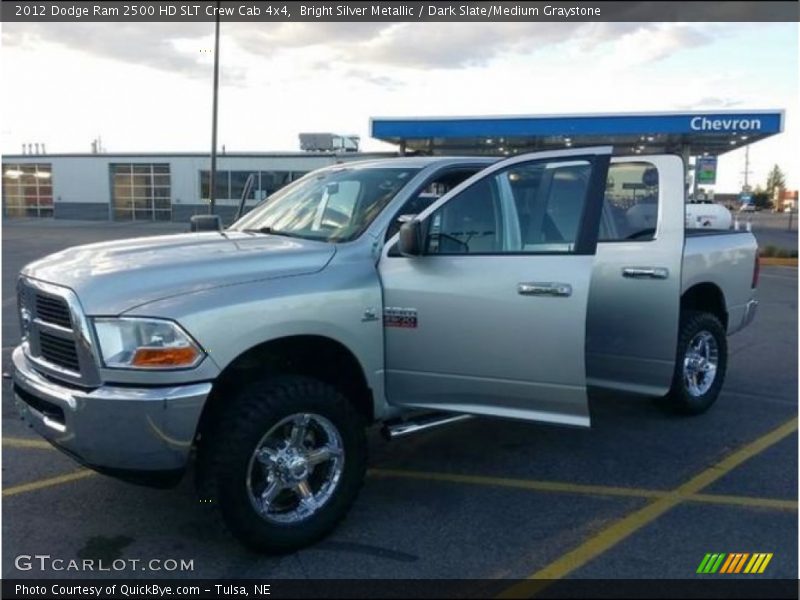 Bright Silver Metallic / Dark Slate/Medium Graystone 2012 Dodge Ram 2500 HD SLT Crew Cab 4x4