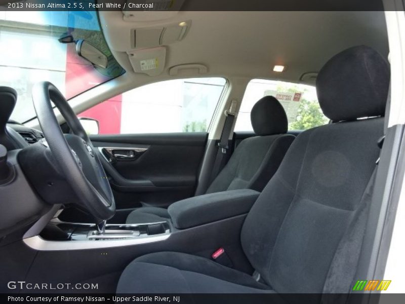 Pearl White / Charcoal 2013 Nissan Altima 2.5 S