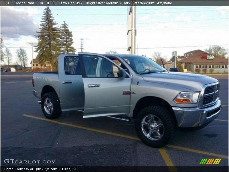 Bright Silver Metallic / Dark Slate/Medium Graystone 2012 Dodge Ram 2500 HD SLT Crew Cab 4x4