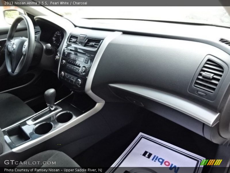 Pearl White / Charcoal 2013 Nissan Altima 2.5 S