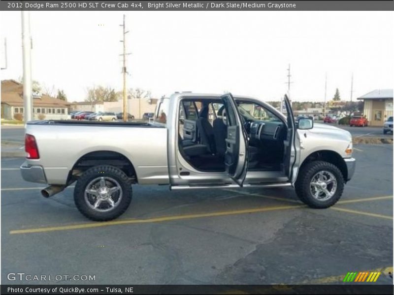 Bright Silver Metallic / Dark Slate/Medium Graystone 2012 Dodge Ram 2500 HD SLT Crew Cab 4x4