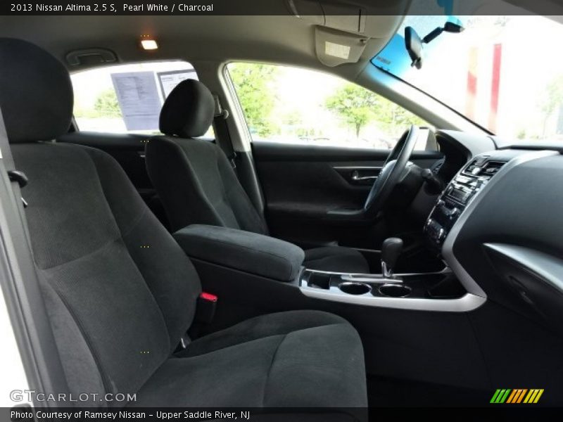 Pearl White / Charcoal 2013 Nissan Altima 2.5 S