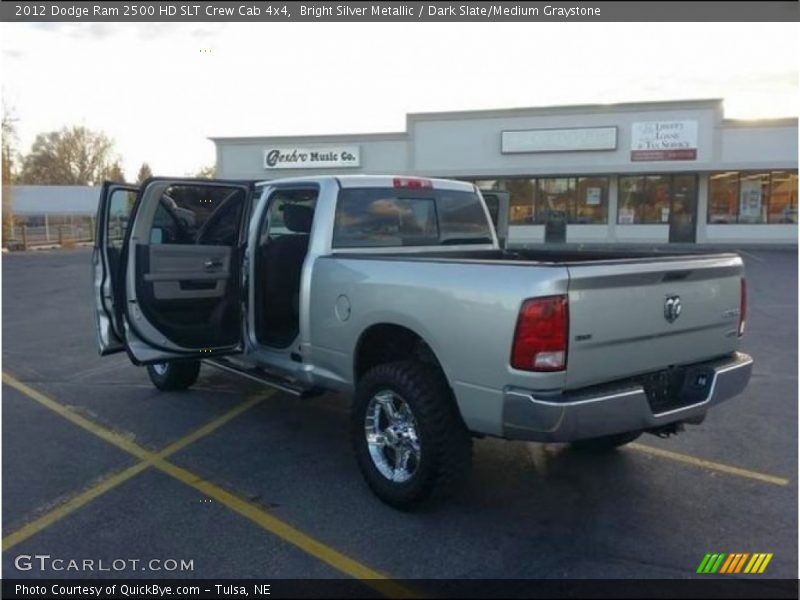 Bright Silver Metallic / Dark Slate/Medium Graystone 2012 Dodge Ram 2500 HD SLT Crew Cab 4x4