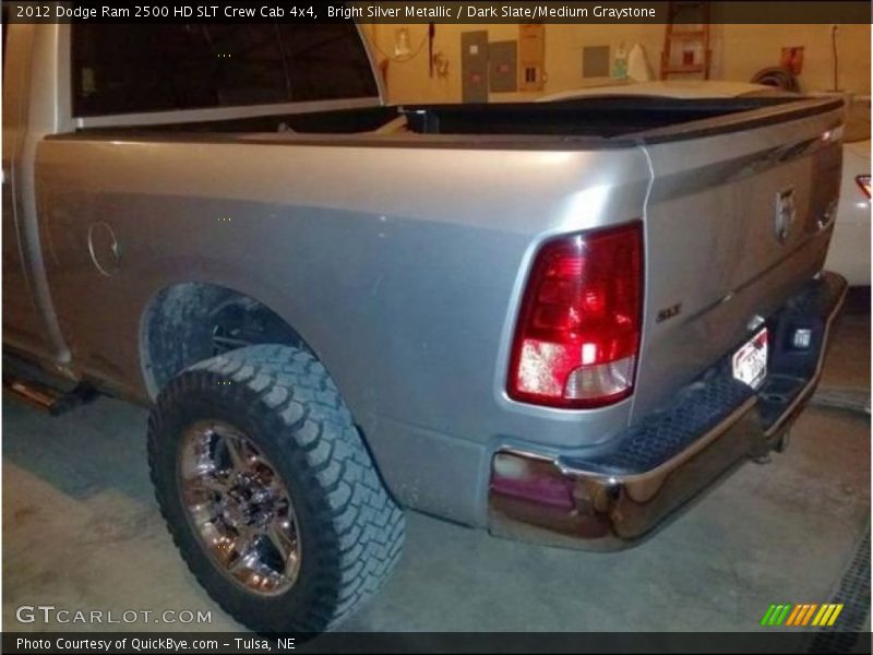 Bright Silver Metallic / Dark Slate/Medium Graystone 2012 Dodge Ram 2500 HD SLT Crew Cab 4x4