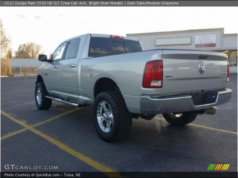 Bright Silver Metallic / Dark Slate/Medium Graystone 2012 Dodge Ram 2500 HD SLT Crew Cab 4x4
