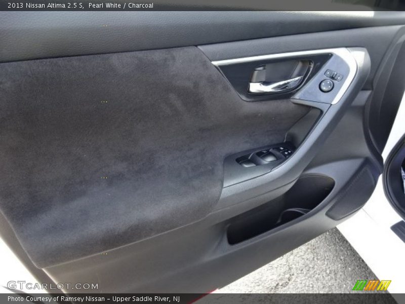 Pearl White / Charcoal 2013 Nissan Altima 2.5 S