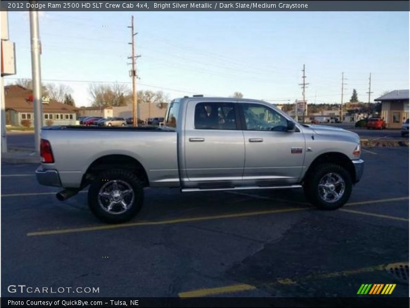 Bright Silver Metallic / Dark Slate/Medium Graystone 2012 Dodge Ram 2500 HD SLT Crew Cab 4x4