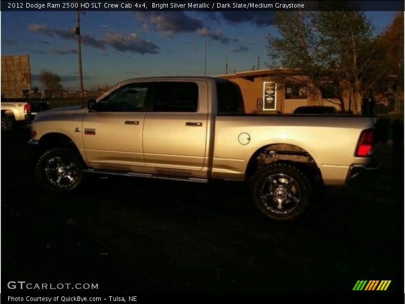 Bright Silver Metallic / Dark Slate/Medium Graystone 2012 Dodge Ram 2500 HD SLT Crew Cab 4x4