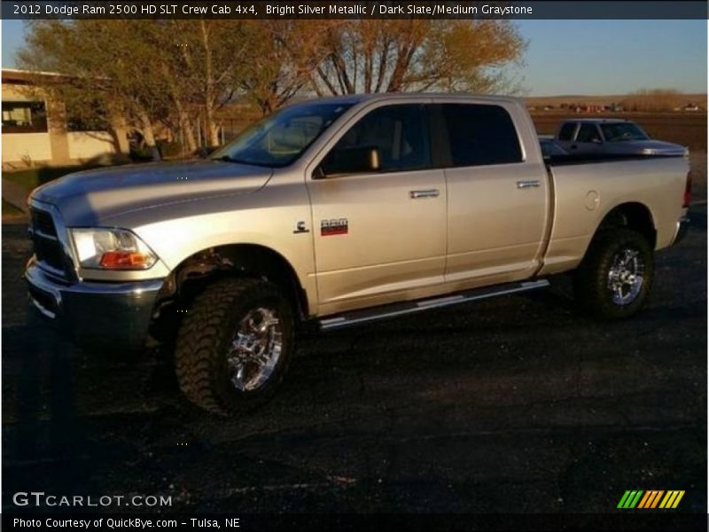 Bright Silver Metallic / Dark Slate/Medium Graystone 2012 Dodge Ram 2500 HD SLT Crew Cab 4x4