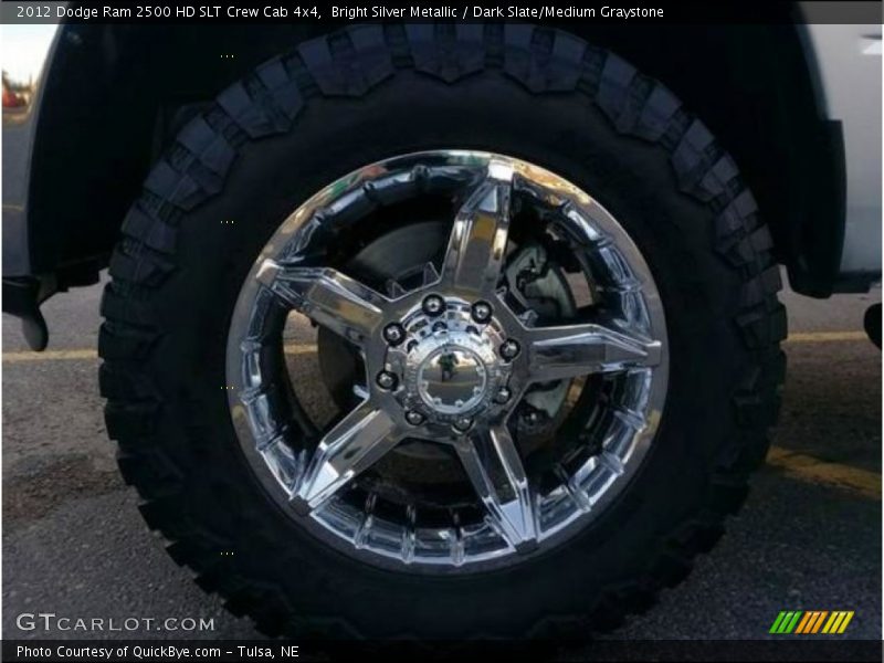 Bright Silver Metallic / Dark Slate/Medium Graystone 2012 Dodge Ram 2500 HD SLT Crew Cab 4x4