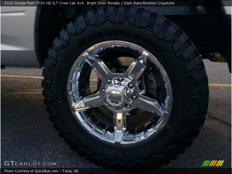 Bright Silver Metallic / Dark Slate/Medium Graystone 2012 Dodge Ram 2500 HD SLT Crew Cab 4x4