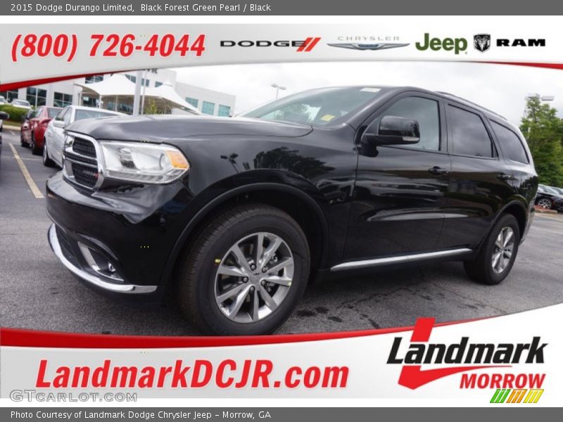 Black Forest Green Pearl / Black 2015 Dodge Durango Limited