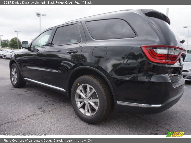 Black Forest Green Pearl / Black 2015 Dodge Durango Limited